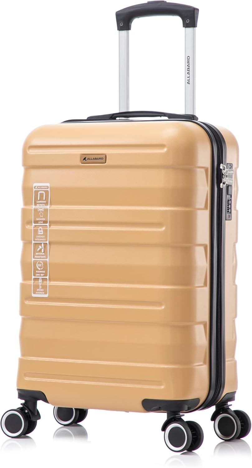 ALLABARD Mala de Bordo 10kg na cor dourada